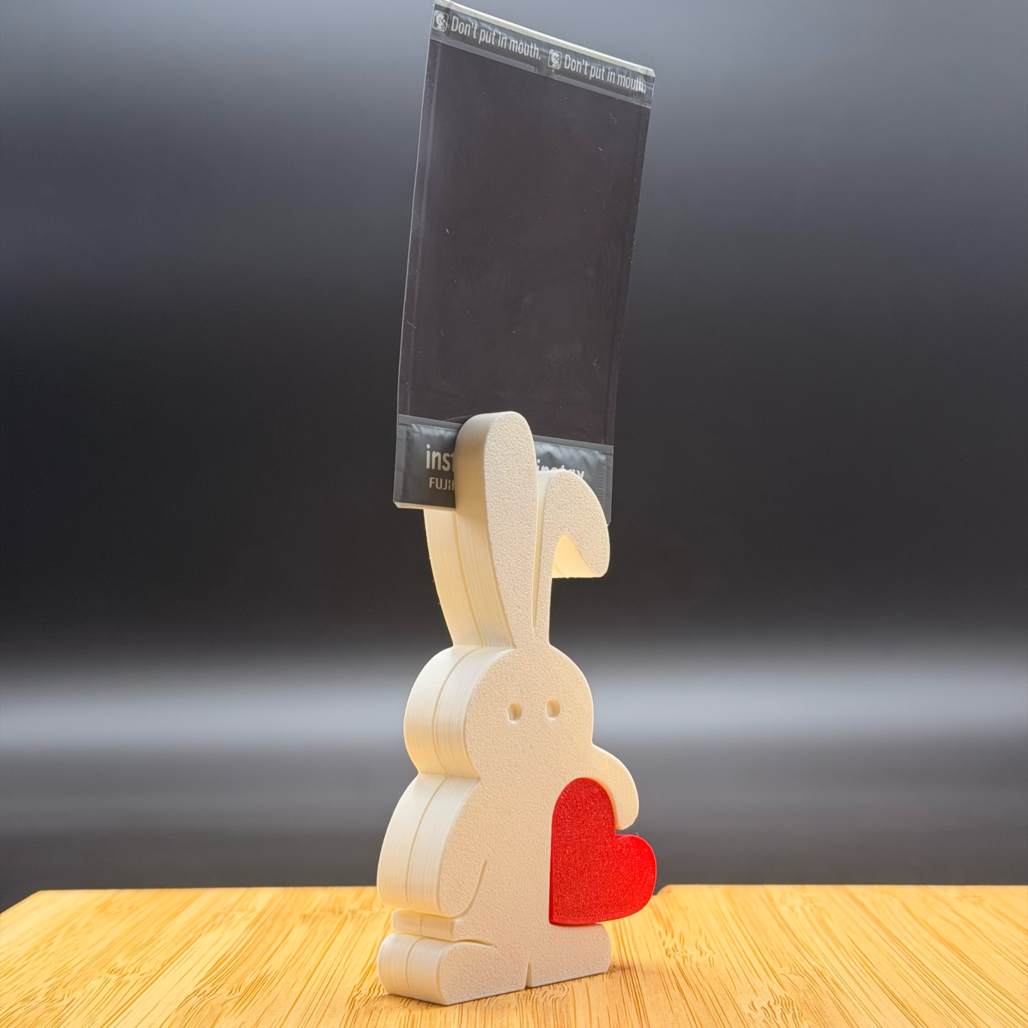 Magnetic Bunny with Heart – Photo Holder